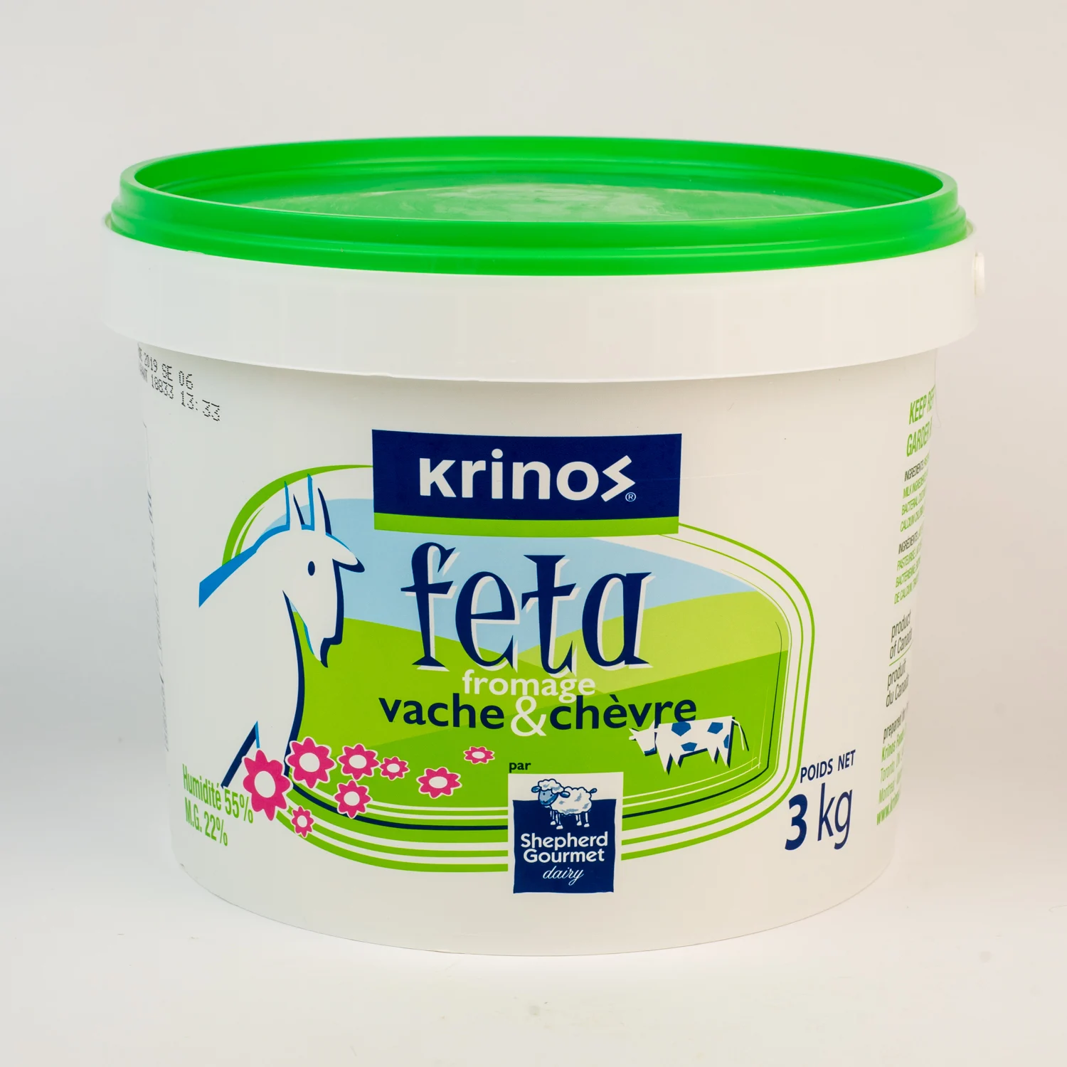 COW AND GOAT FETA CHEESE 3 KG