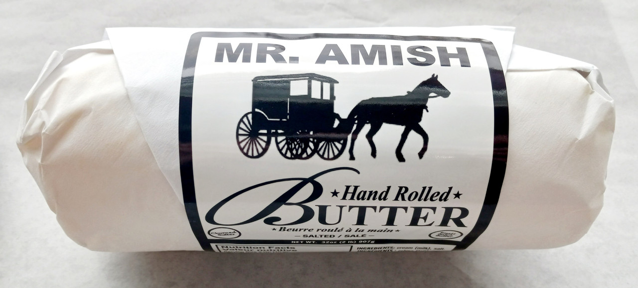 MR AMISH SALTED HAND ROLLED
BUTTER