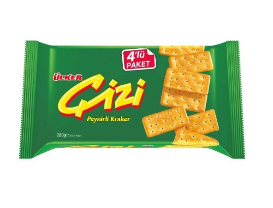 CHEESE CRACKERS 4x70GR