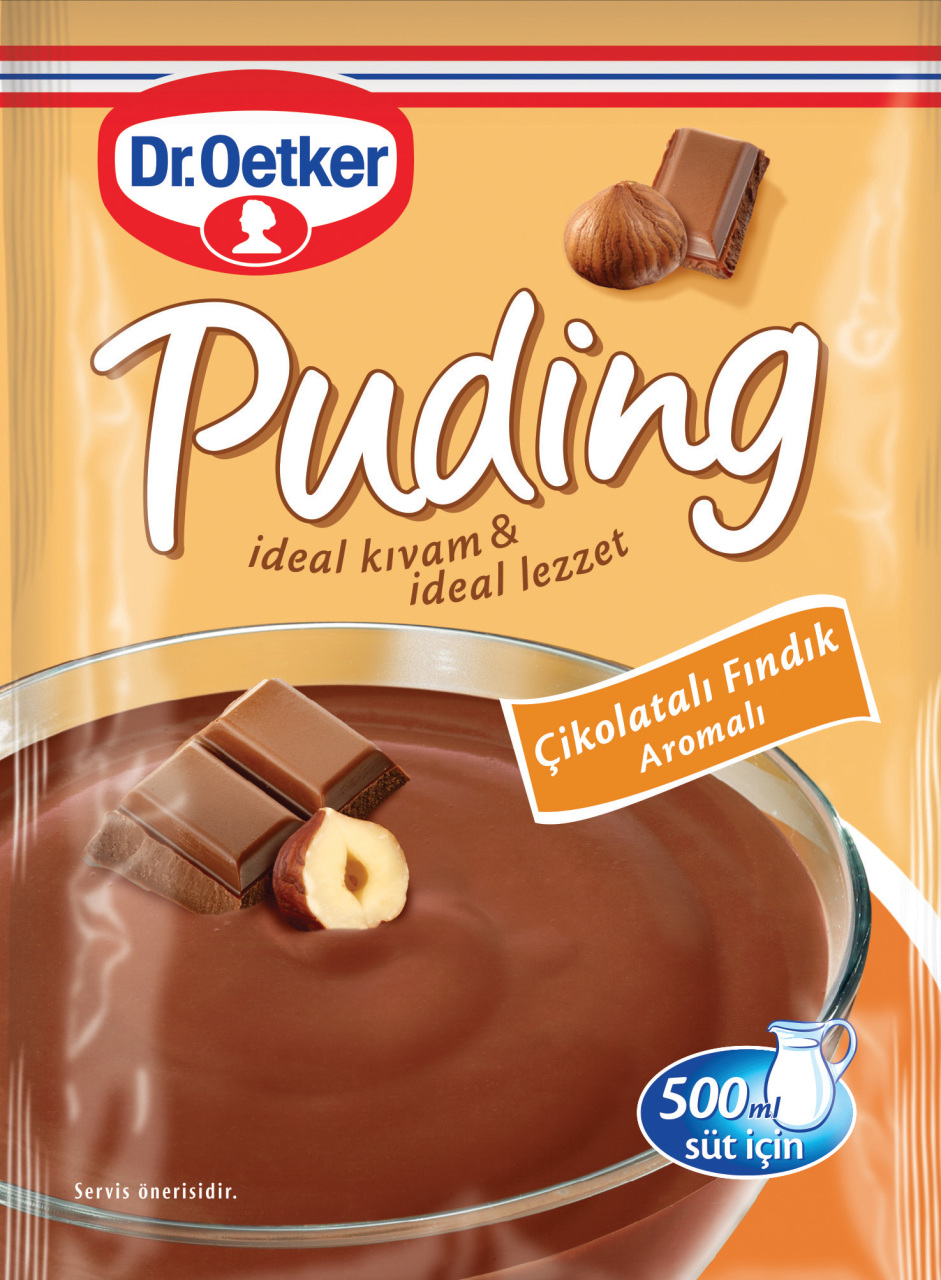 CHOCOLATE - HAZELNUT AROMATED
PUDDING
