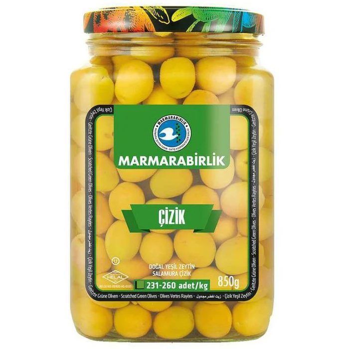GREEN OLIVES 850GRx6