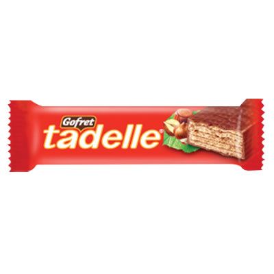 HAZELNUT CREAM WAFER COVERED
with MILK CHOCOLATE