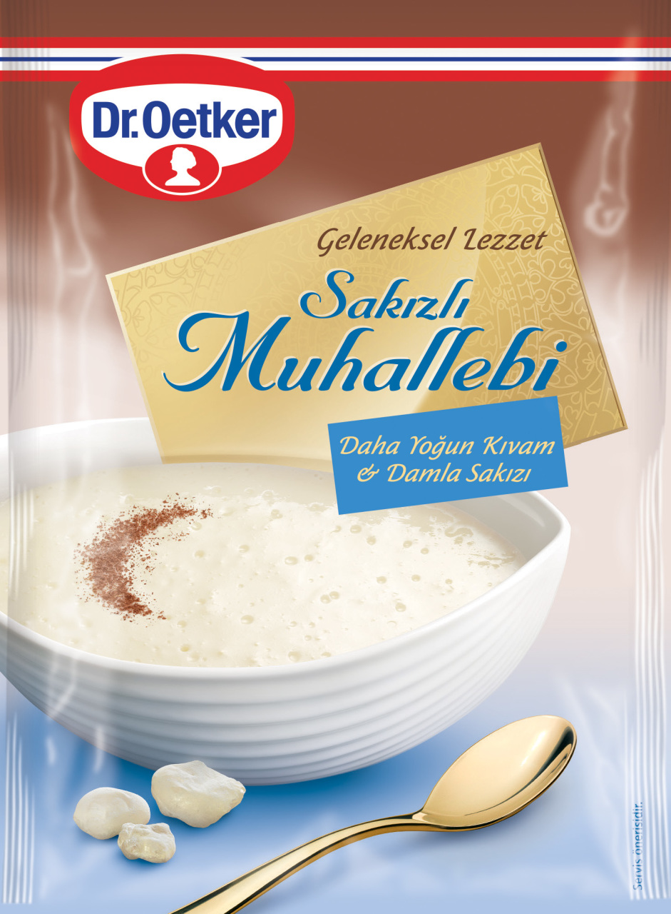 DR OETKER PUDING WITH MASTIC
GUM