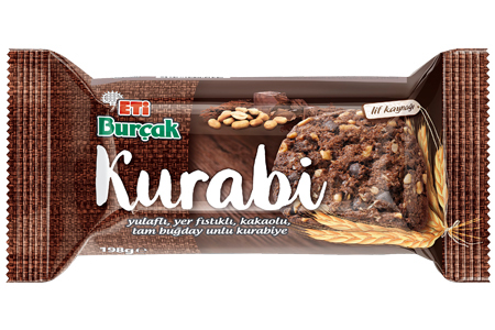 BURCAK KURABI PEANUTS FILLED
CHOCOLATE BISCUITS