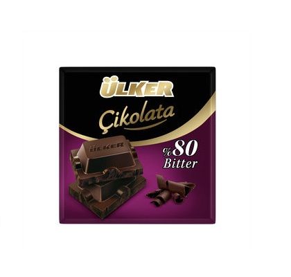 ULKER %80 DARK CHOCOLATE 60g