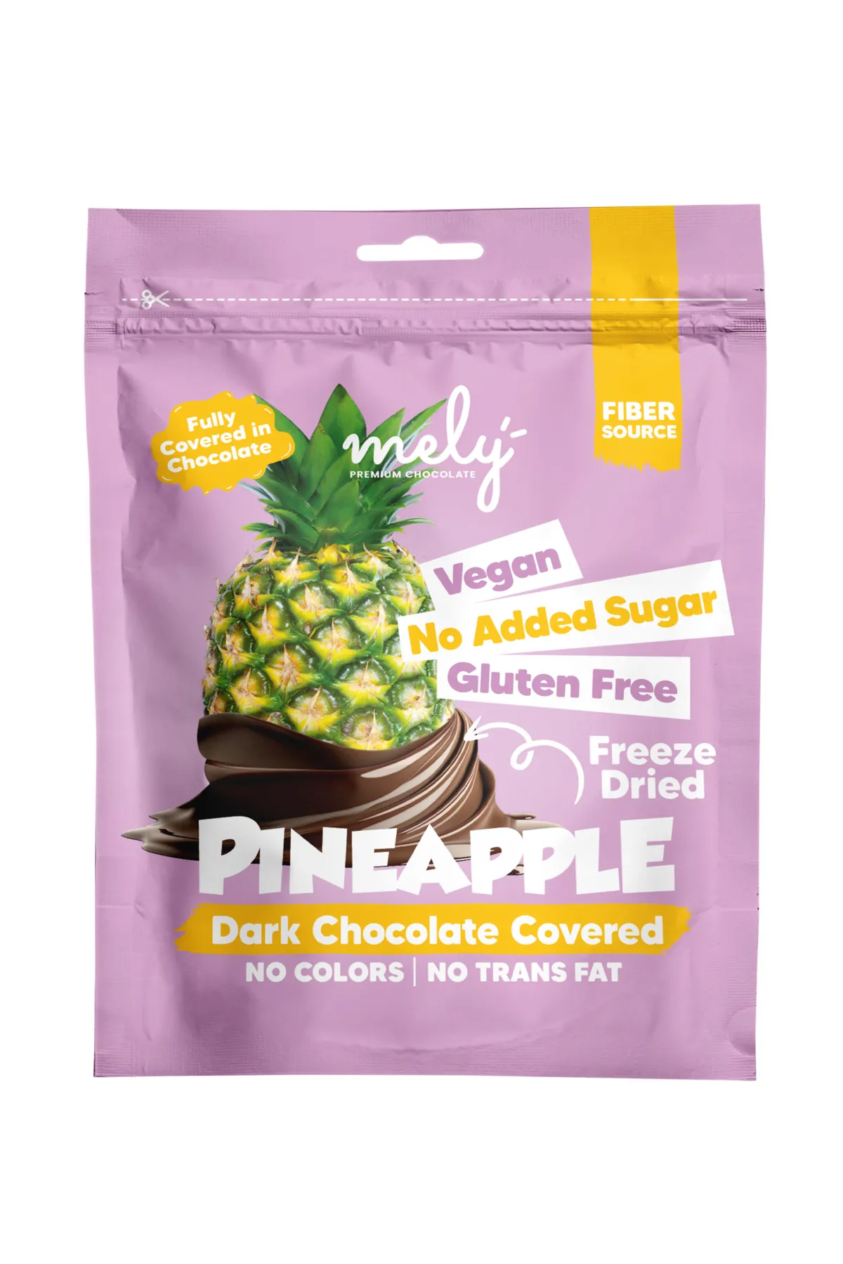MELY DARK CHOCOLATE COVERED
PINEAPPLE