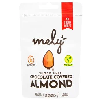 MELY DARK CHOCOLATE COVERED
ALMONDS NO SUGAR