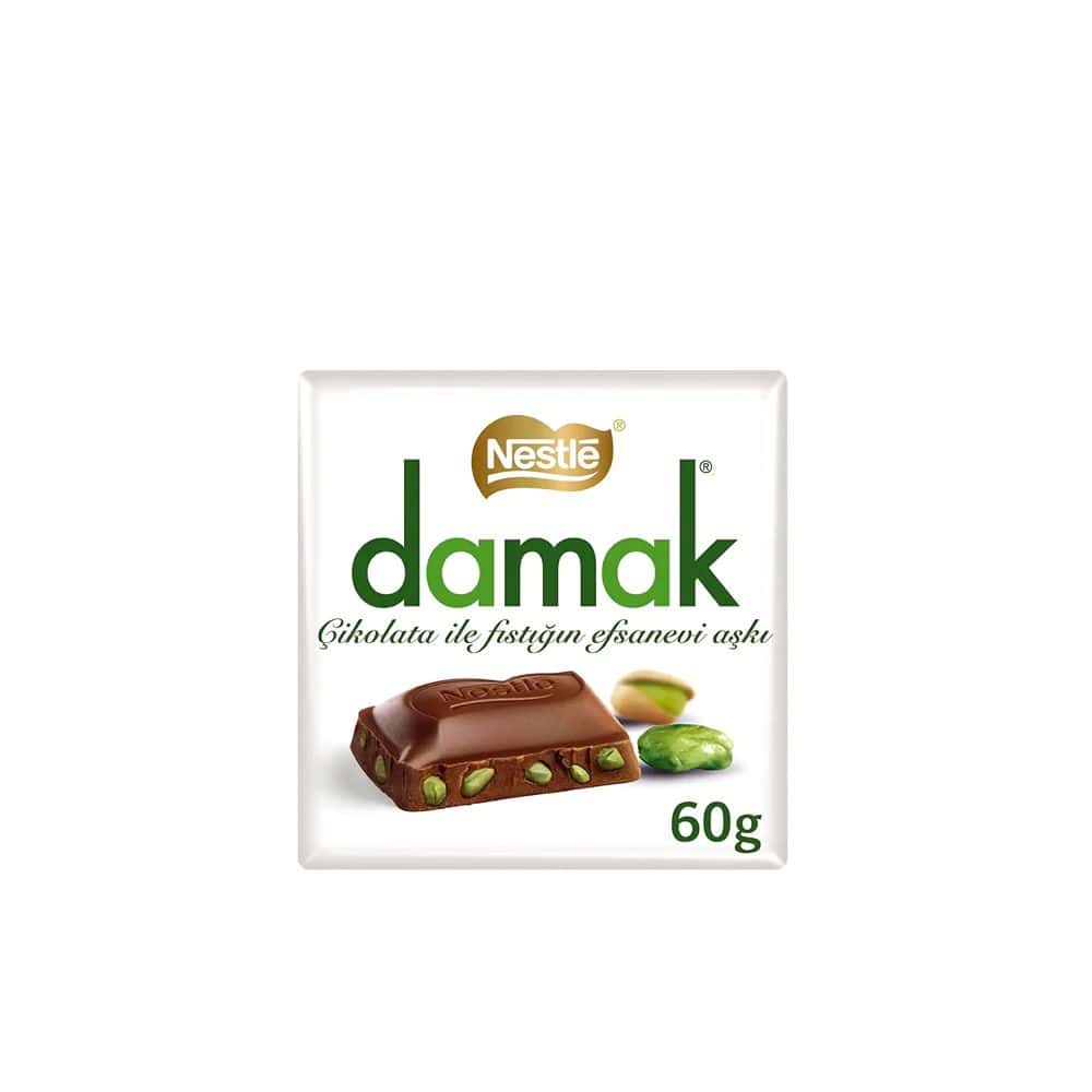 DAMAK - MILK CHOCOLATE with
PISTACIO