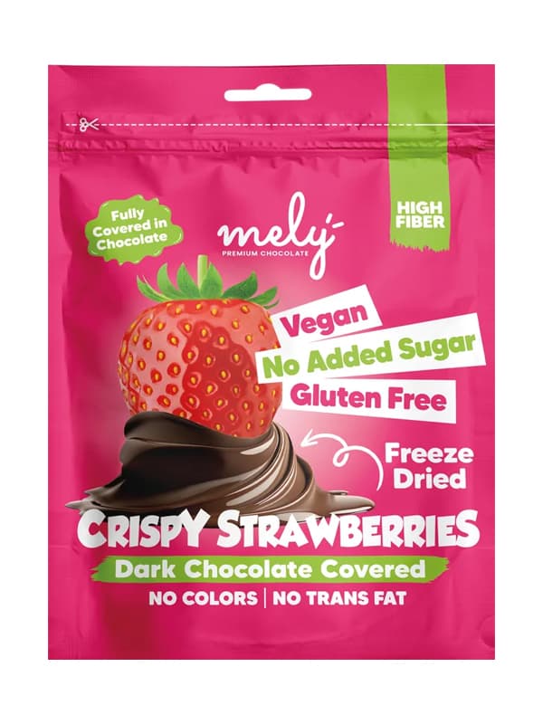 MELY DARK CHOCOLATE CRISPY
STRAWBERRIES