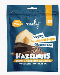 MELY DARK CHOCOLATE COVERED
HAZELNUTS
