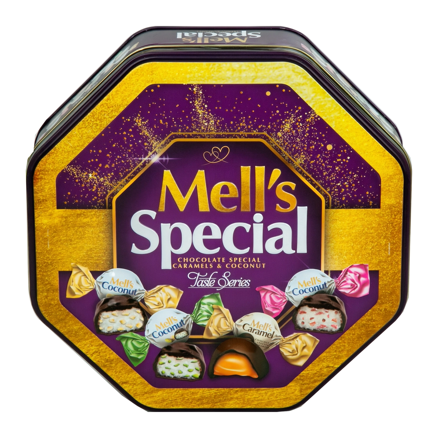 MELL'S COCONUT SPECIAL
CHOCOLATE OCTAGON