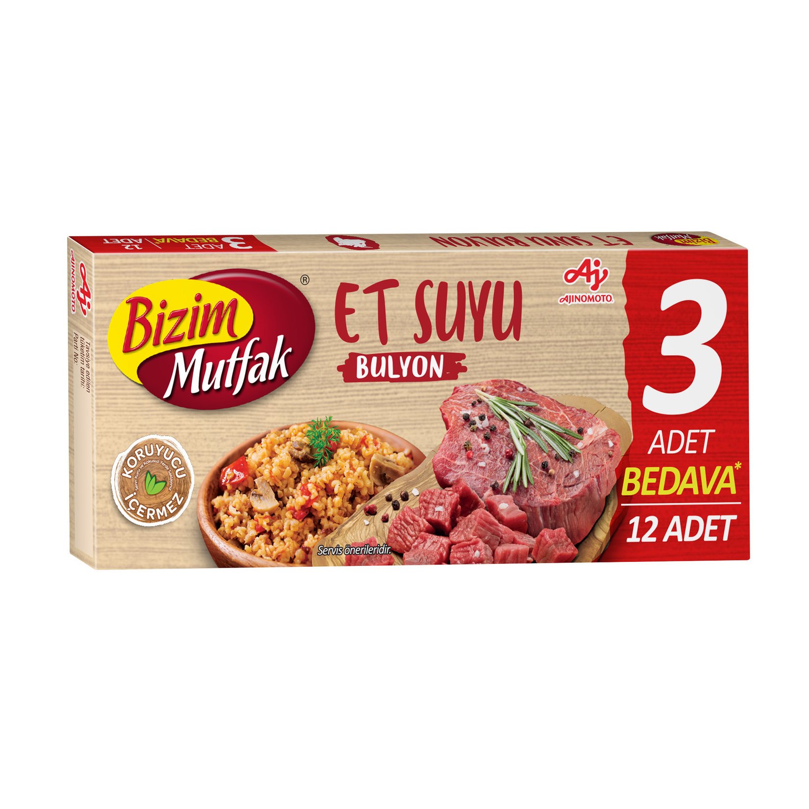 BIZIM MUTFAK MEAT BOUILLON 12
pcs