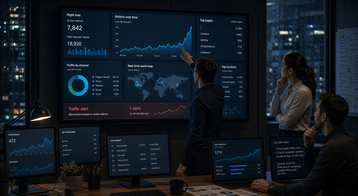 Web Site Analytics Nedir ve Gerçek Zamanlı Veri Neden Önemlidir?