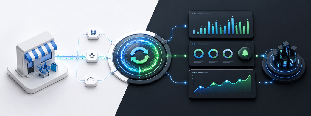 Shopify Integration Monitoring: Transfer Frequency, Last Sync, Alerts and Graphical Reports