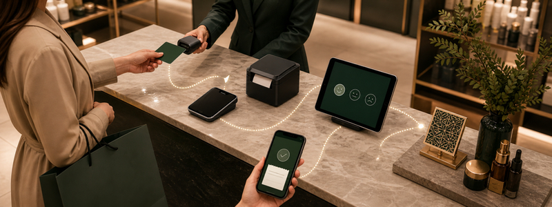 Retail customer data platform connecting loyalty programs, POS transactions, purchase history, and customer profiles to deliver personalized shopping experiences.