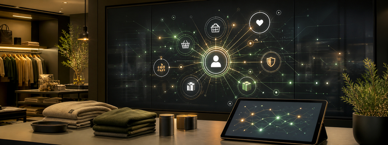 Retail analytics dashboard visualizing customer behavior, purchase trends, loyalty insights, and business performance to support data-driven decision-making.
